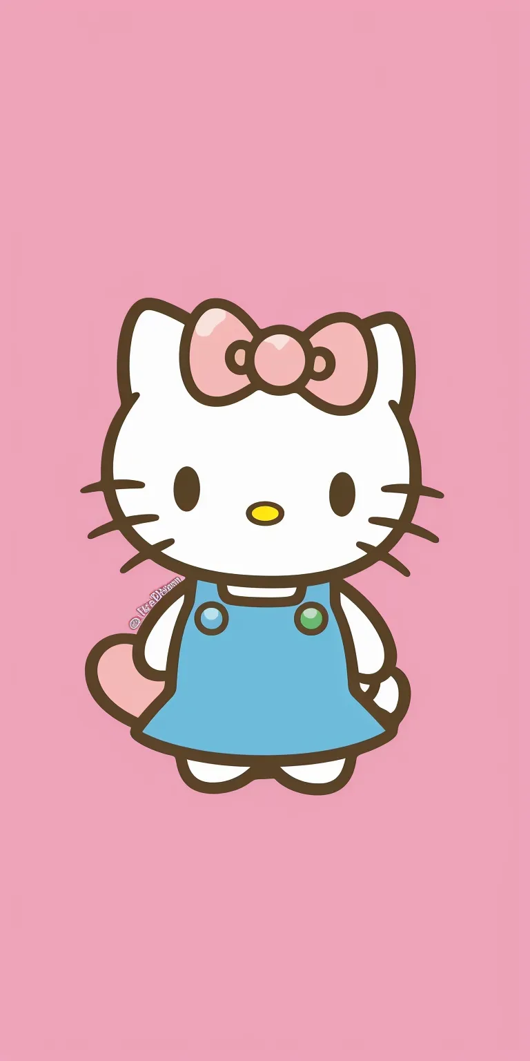 hello kitty wallpapers for computers, wallpaper style, 4K  1:2