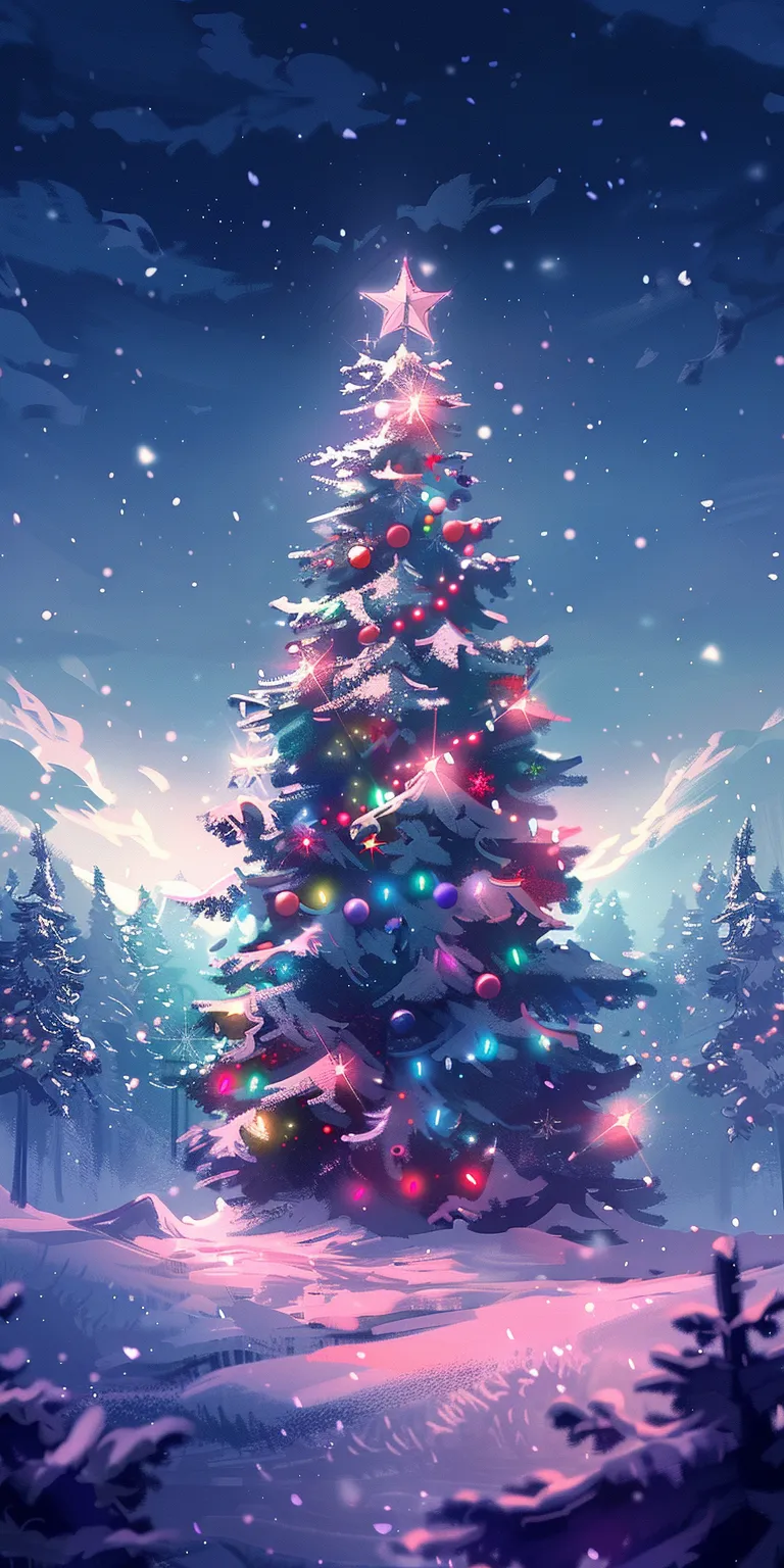 christmas wallpaper iphone, style, 4K  1:2