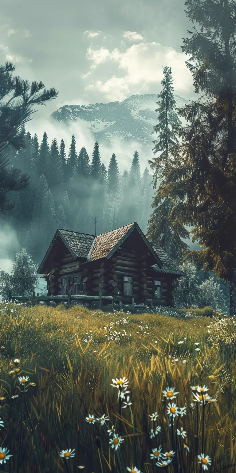 country wallpaper skyrim, witcher, forest, montana, house