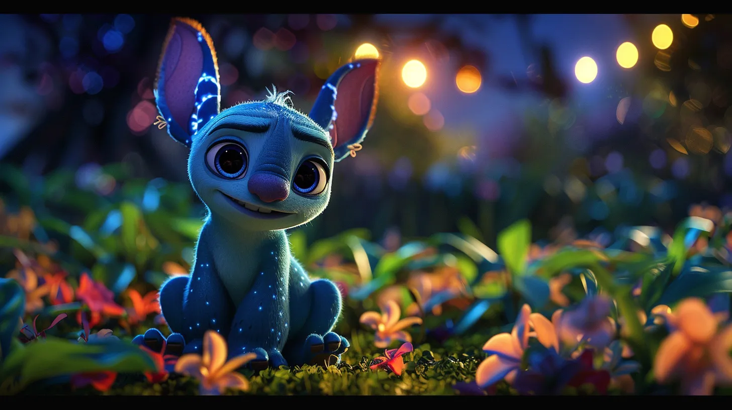 stitch wallpapers cute, wallpaper style, 4K  16:9