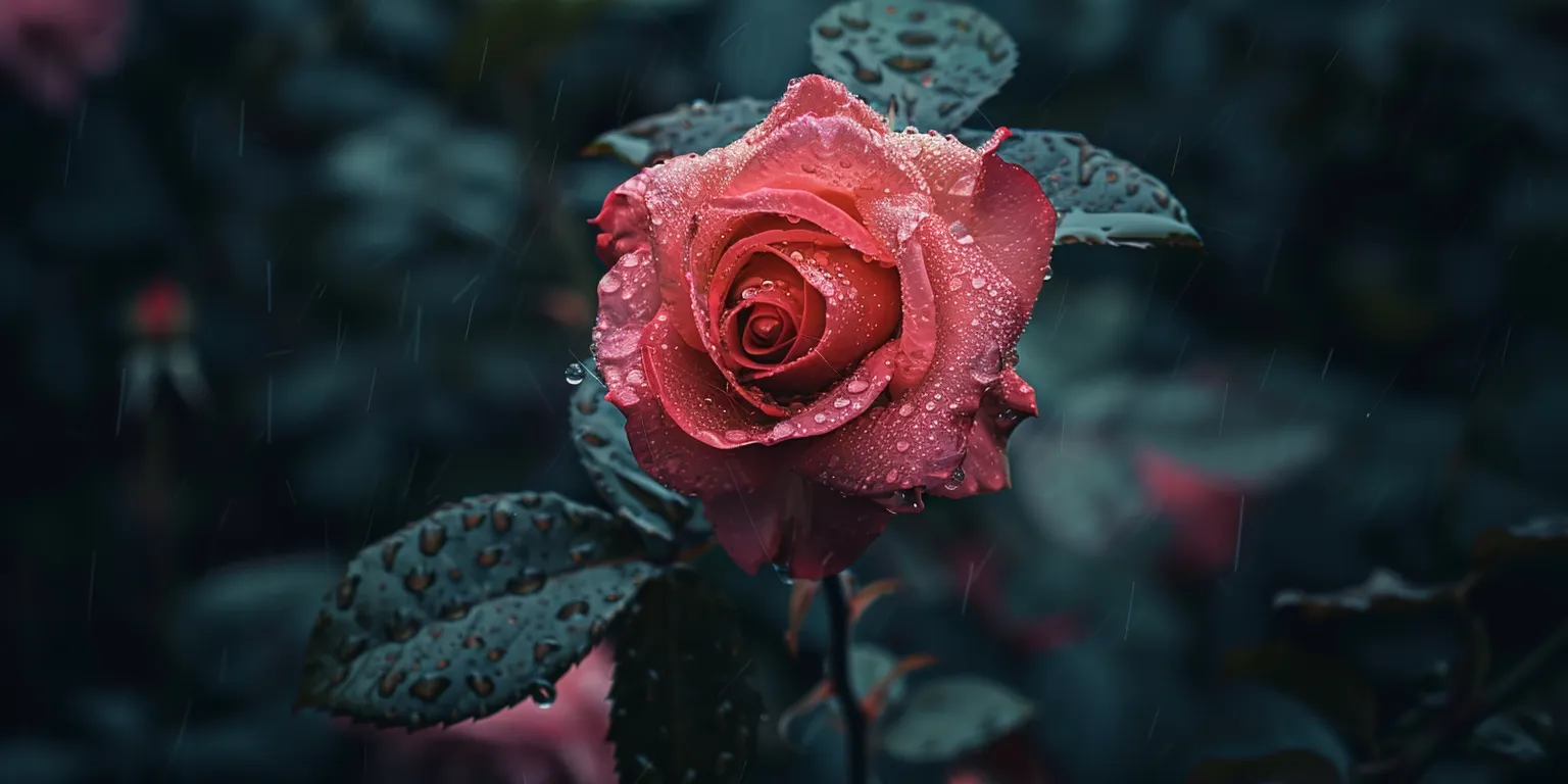 rose wallpaper rose, pinterest, rain, flower, romantic