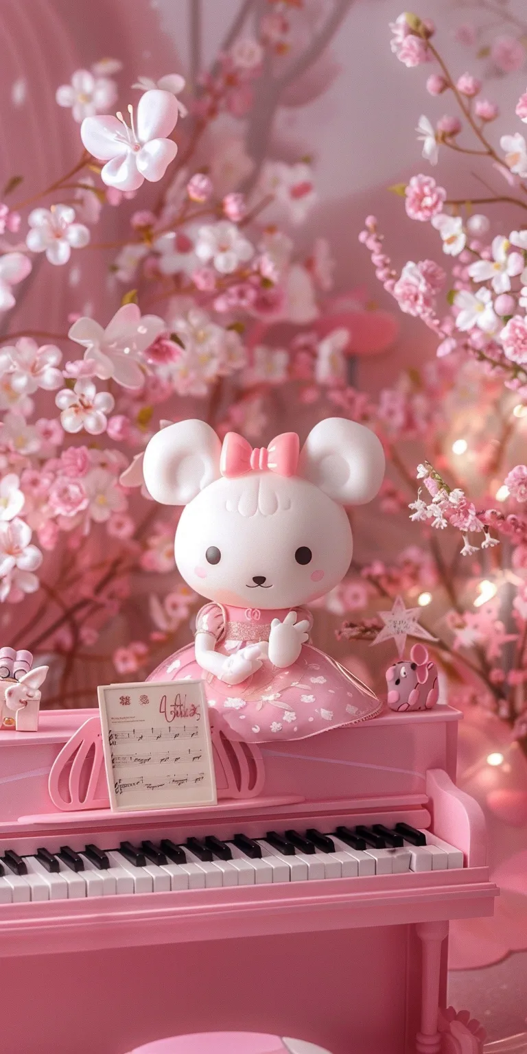 my melody wallpaper, style, 4K  1:2