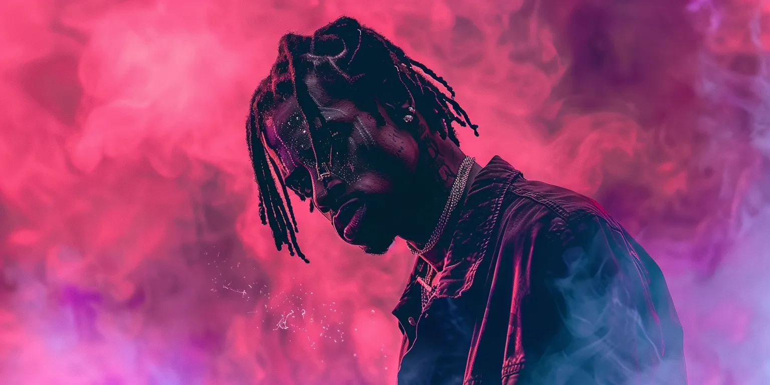 travis scott wallpaper, wallpaper style, 4K  2:1