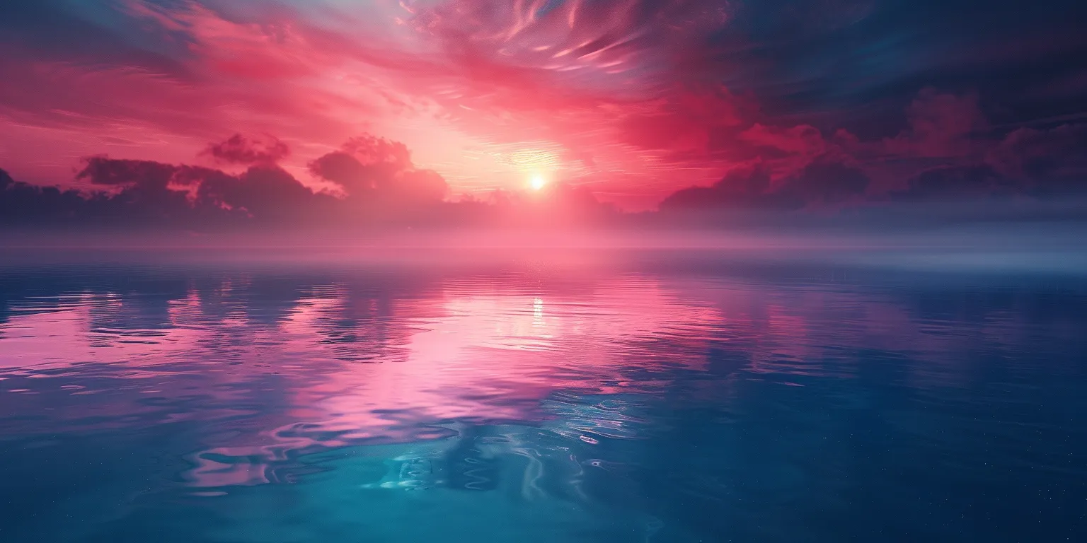 beautiful wallpaper ocean, calming, sea, horizon, 3840x1080