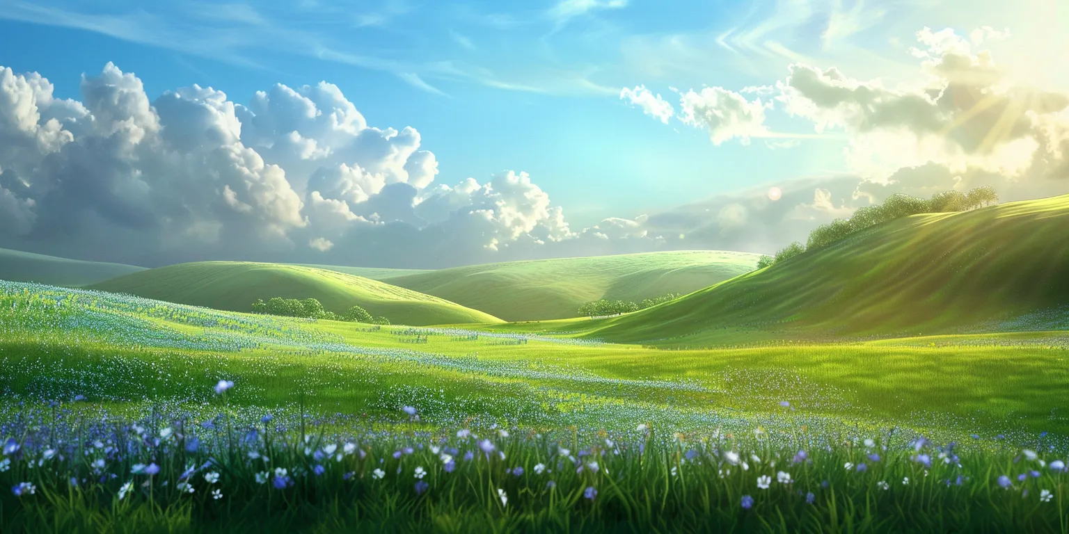 windows xp background, wallpaper style, 4K  2:1