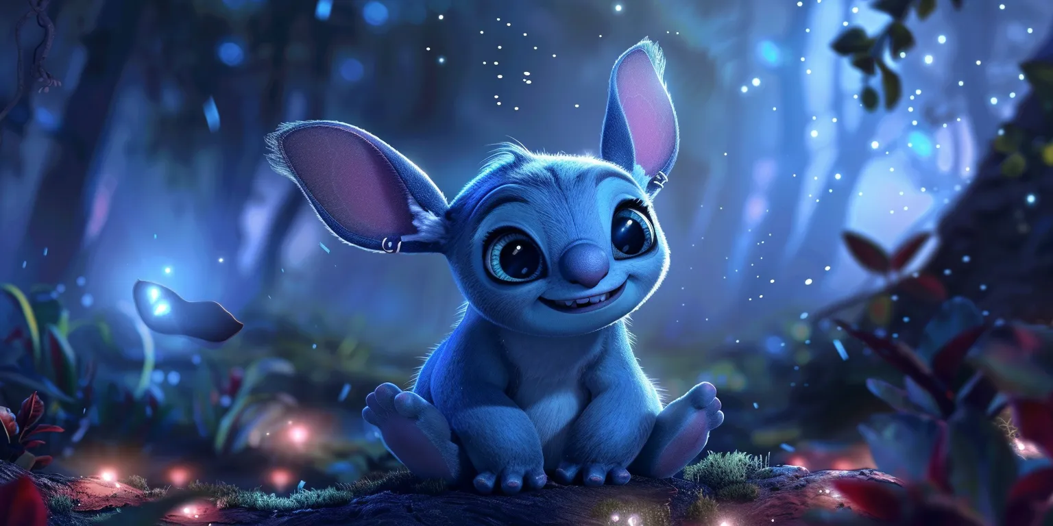 cute stitch wallpapers for phones, wallpaper style, 4K  2:1