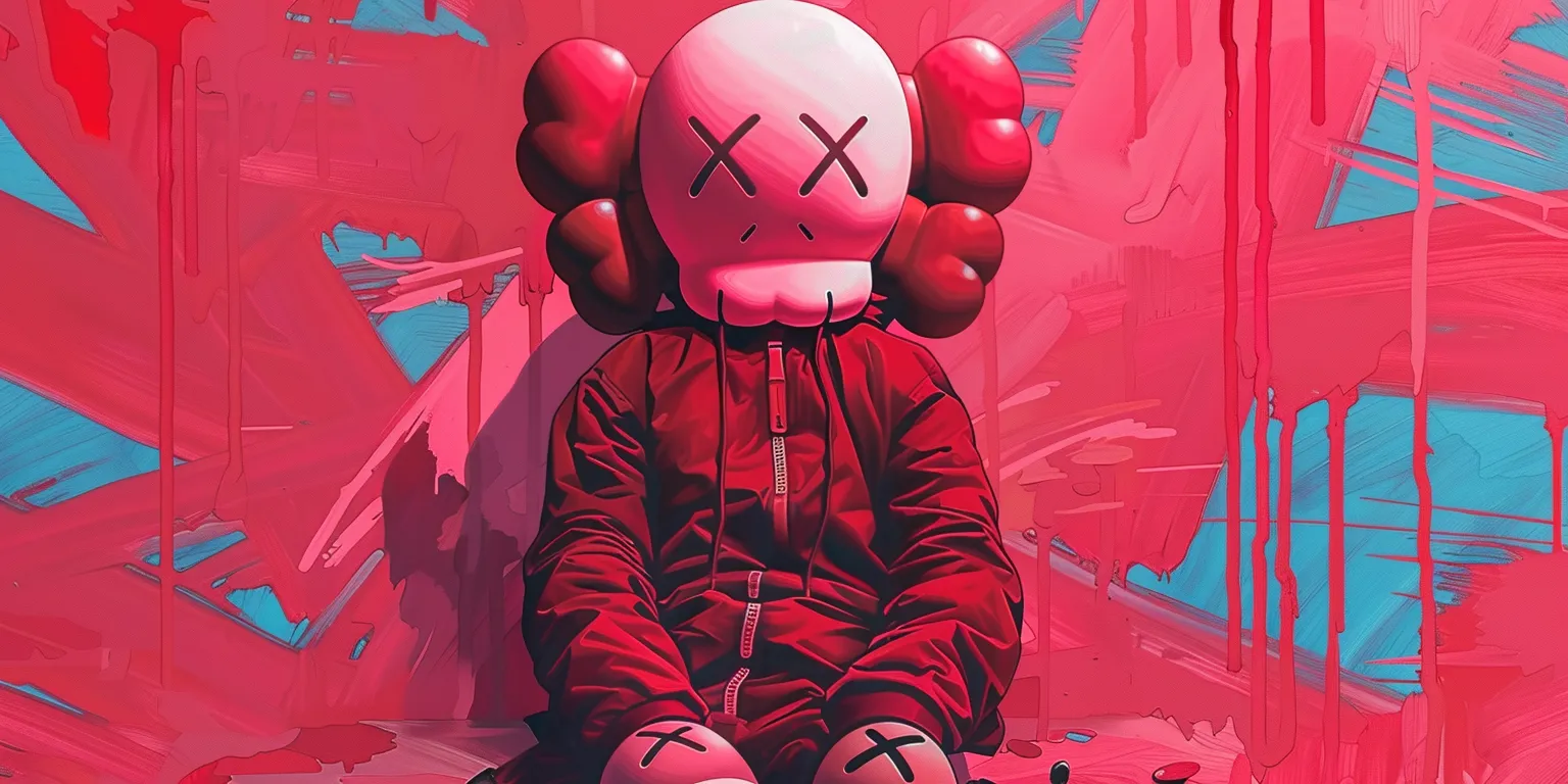 kaws wallpaper 4k, style, 4K  2:1