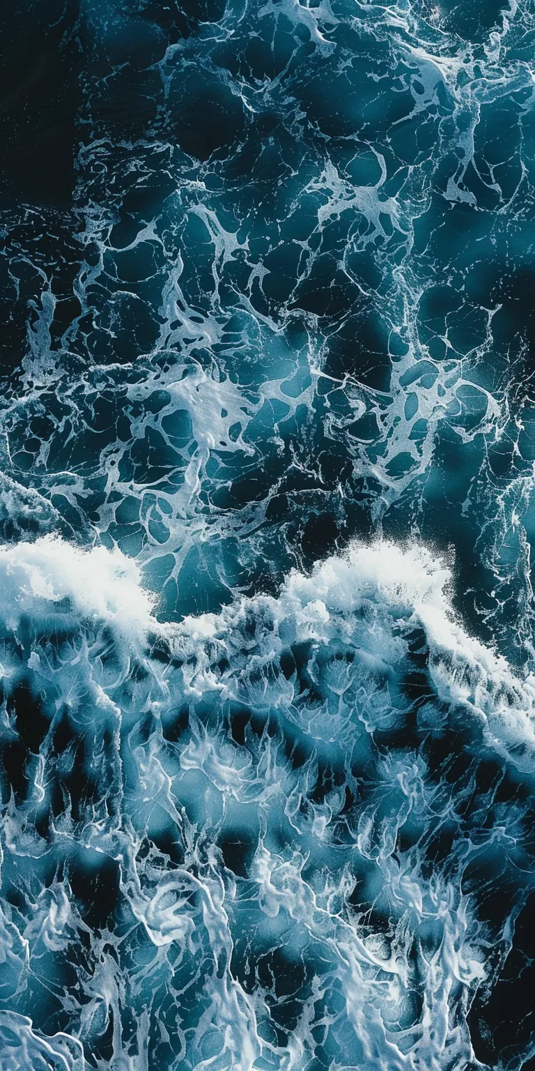 ocean wallpaper iphone, style, 4K  1:2