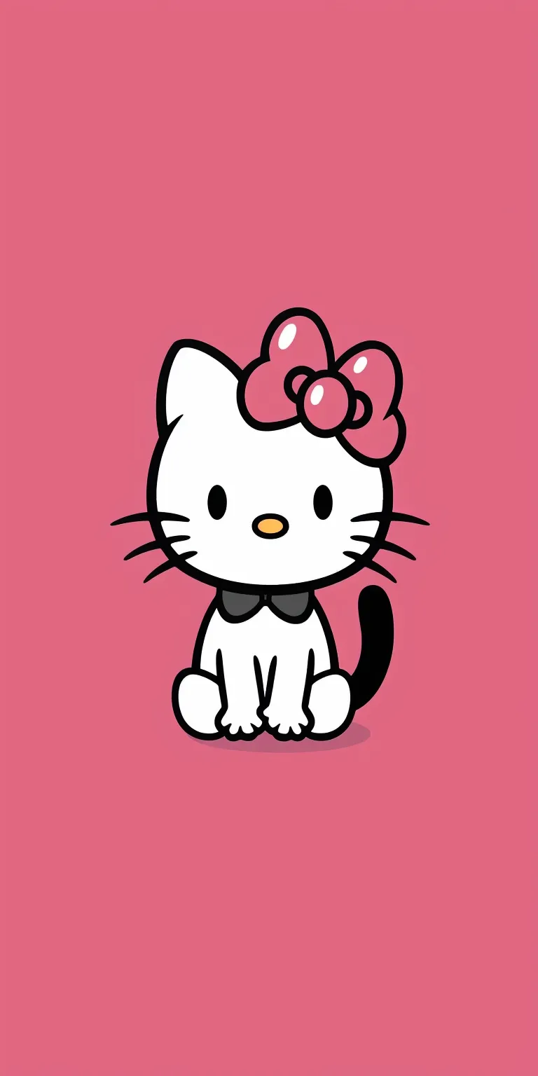 hello kitty wallpaper 4k, style, 4K  1:2