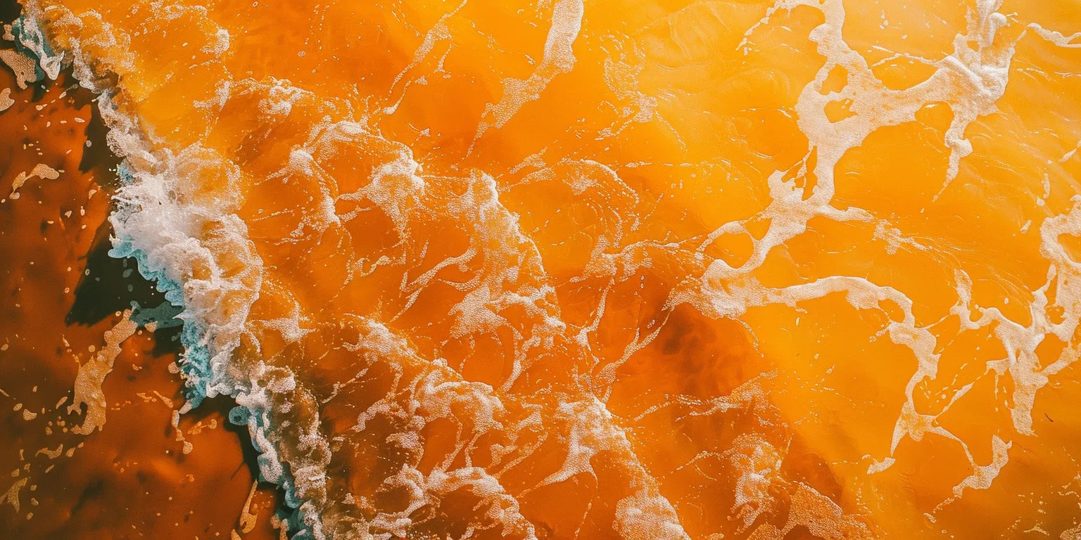 orange background aesthetic, wallpaper style, 4K  2:1