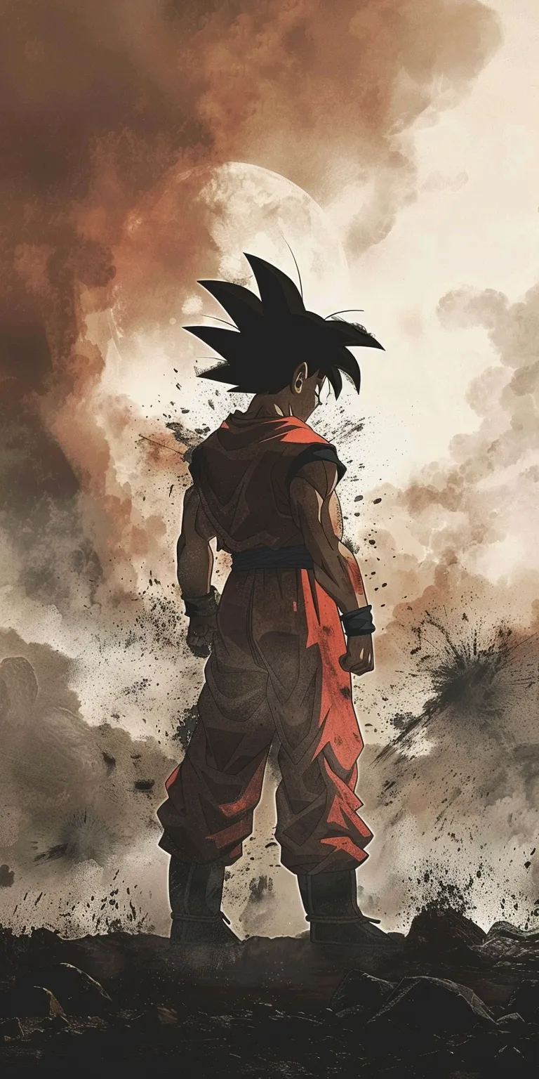 goku wallpapers, wallpaper style, 4K  1:2