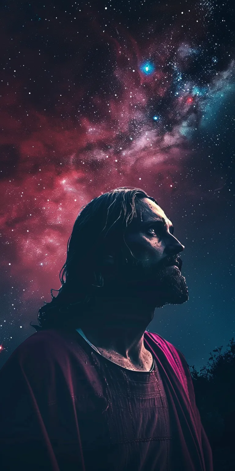 jesus wallpapers for iphone, wallpaper style, 4K  1:2