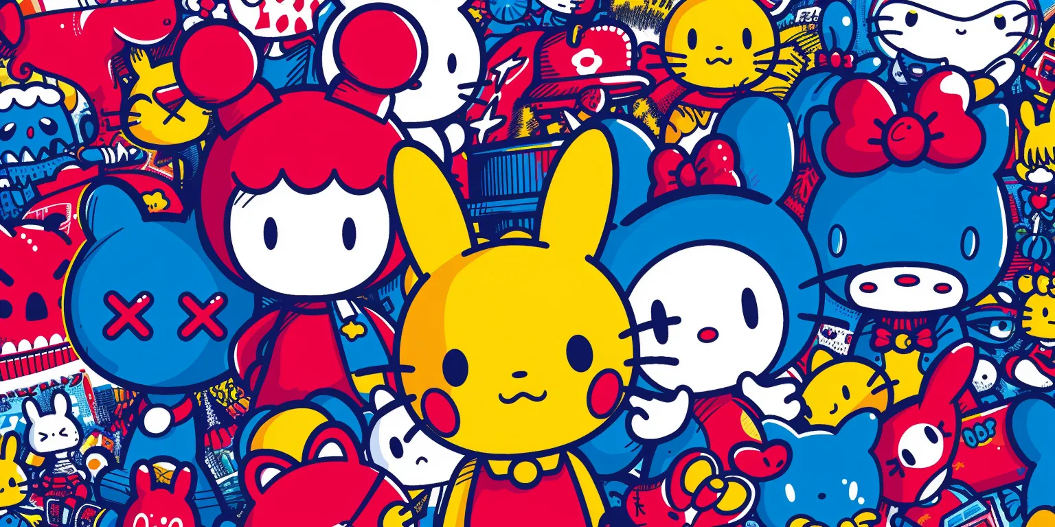 sanrio wallpaper, wallpaper style, 4K  2:1