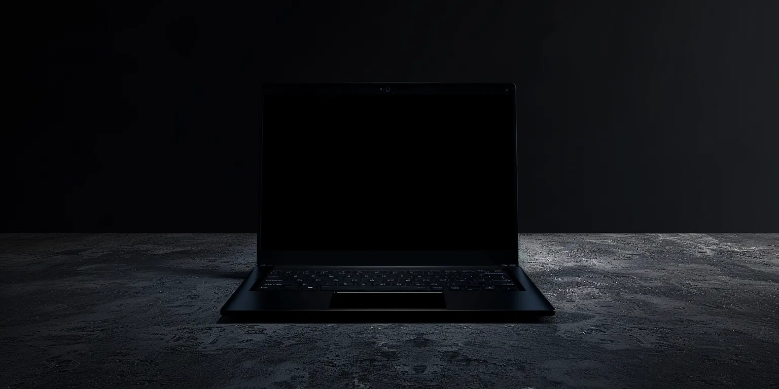black screen wallpaper for laptop, style, 4K  2:1