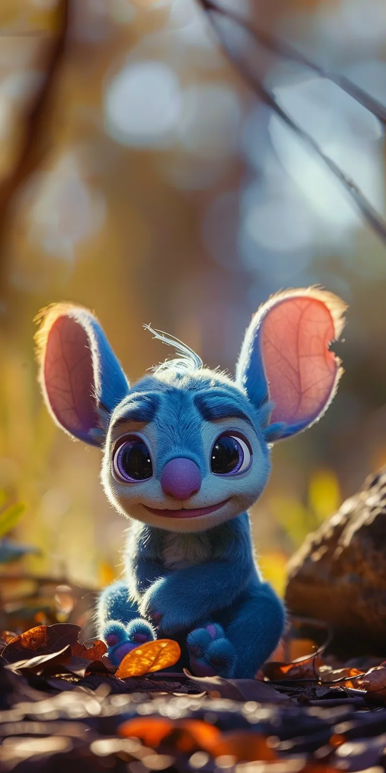 cute stitch wallpapers for computer, wallpaper style, 4K  1:2
