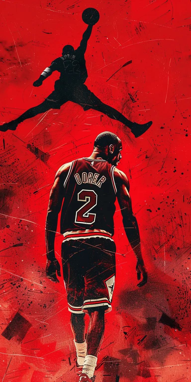 michael jordan wallpaper, style, 4K  1:2