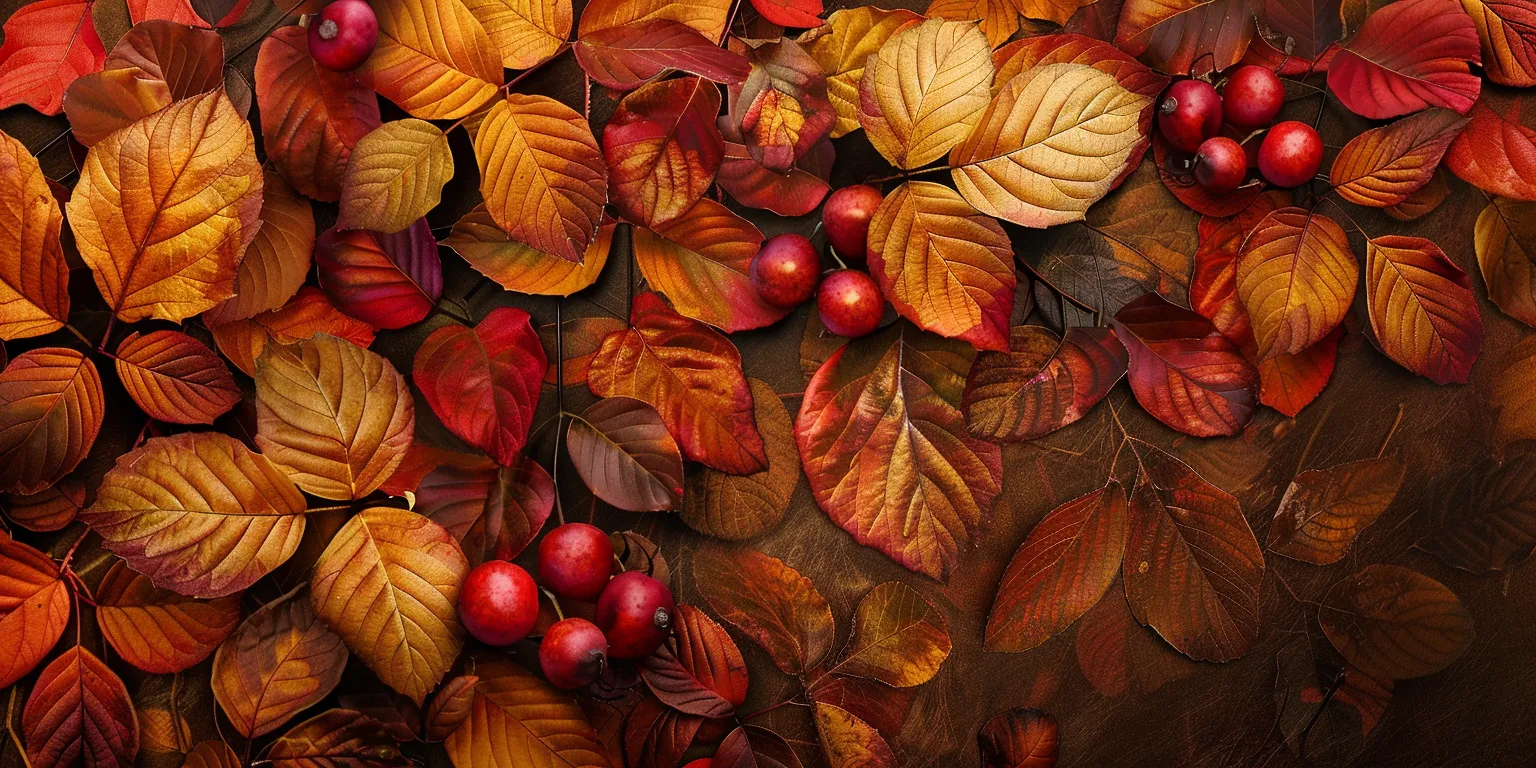 fall wallpaper iphone collage, style, 4K  2:1