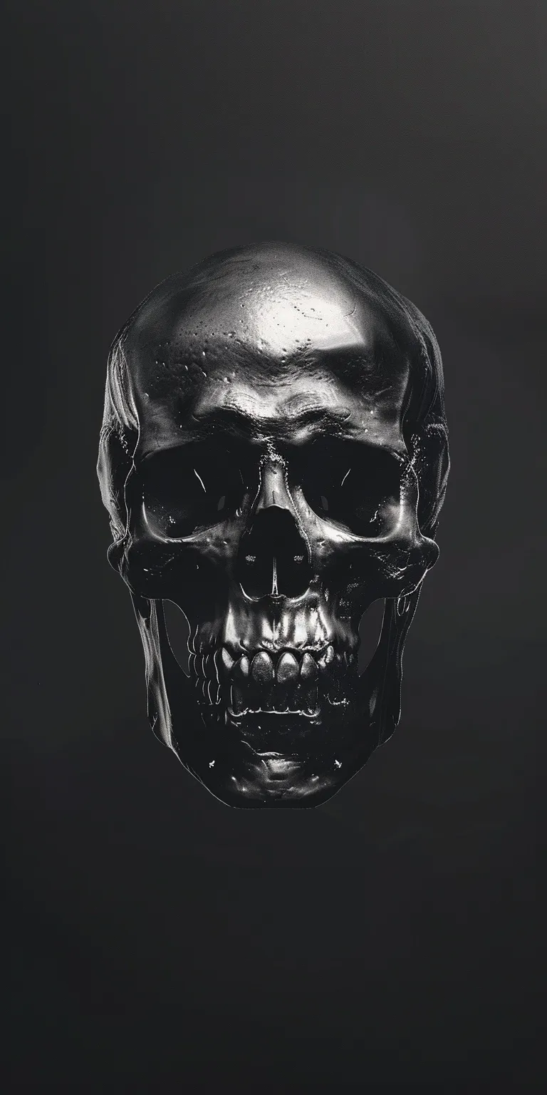 skull wallpaper skull, skeleton, metal, zedge, 1080x1920