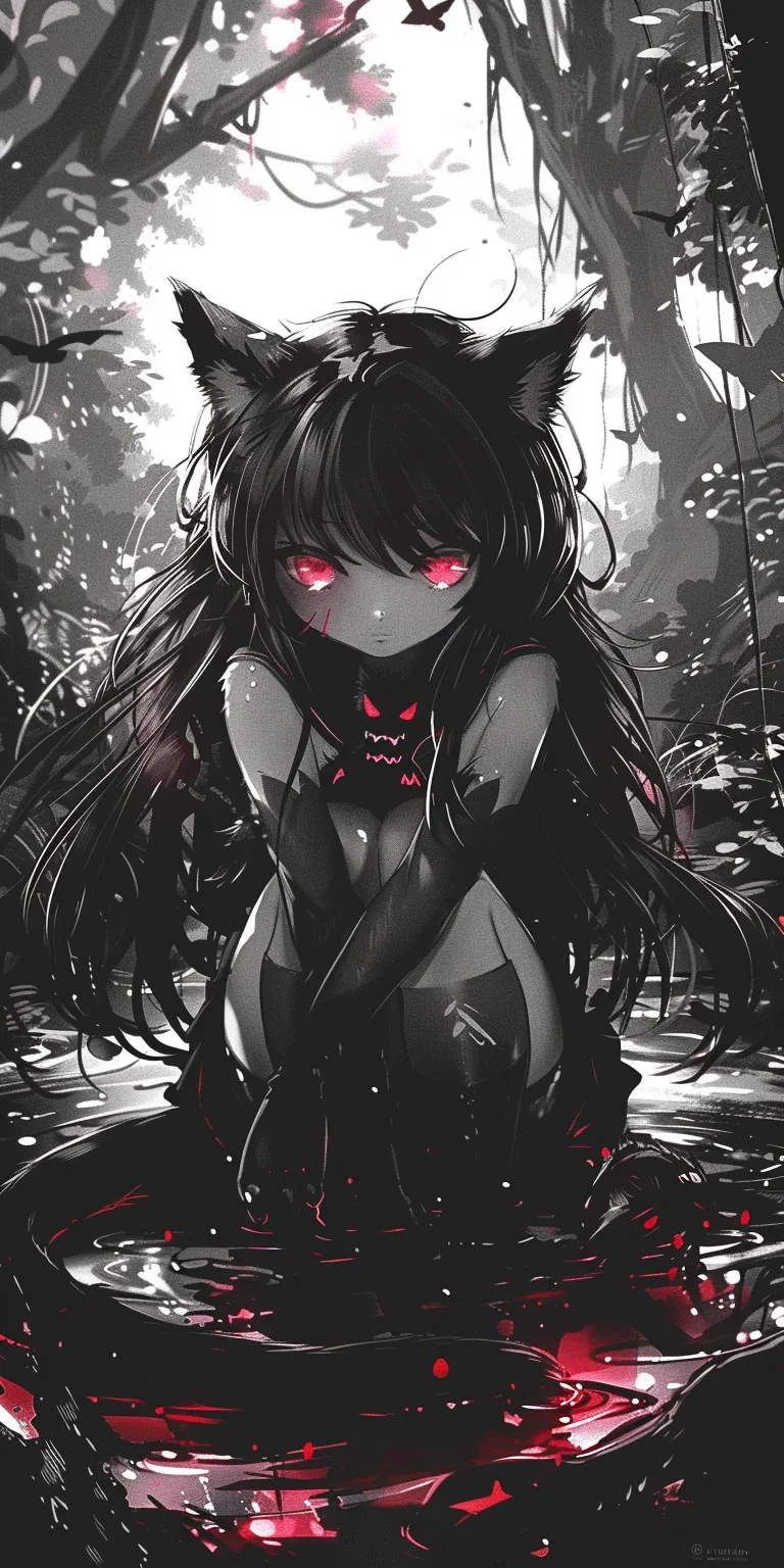 kuromi wallpaper laptop, style, 4K  1:2