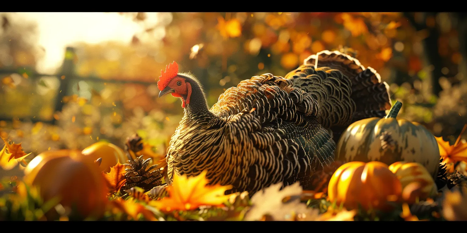thanksgiving background story, wallpaper style, 4K  2:1