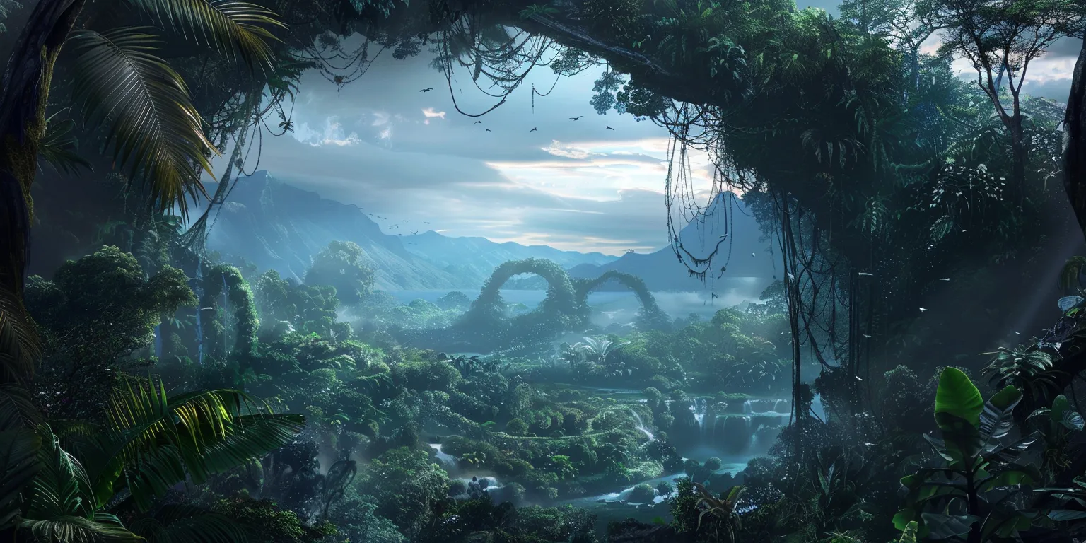 good wallpaper 3840x1080, evergarden, jungle, 3440x1440, 2560x1440