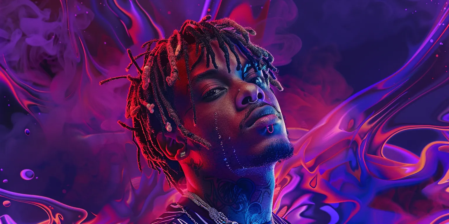 juice wrld wallpapers iphone, wallpaper style, 4K  2:1