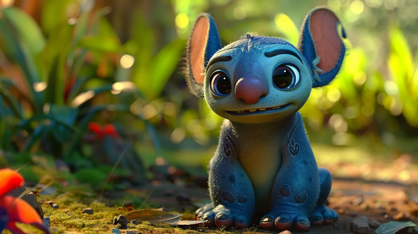 stitch wallpapers cute, wallpaper style, 4K  16:9