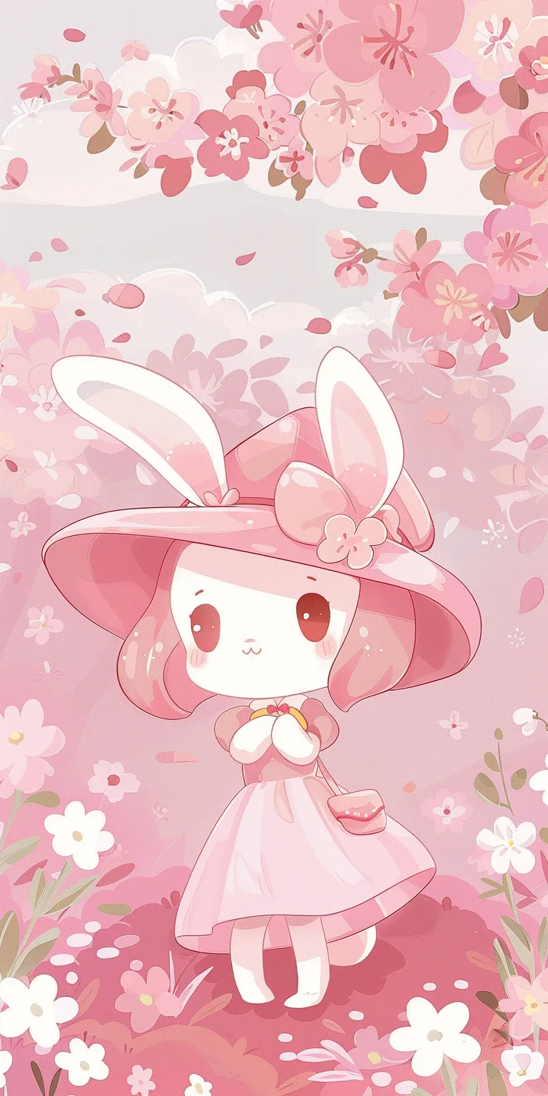 my melody wallpaper aesthetic, style, 4K  1:2