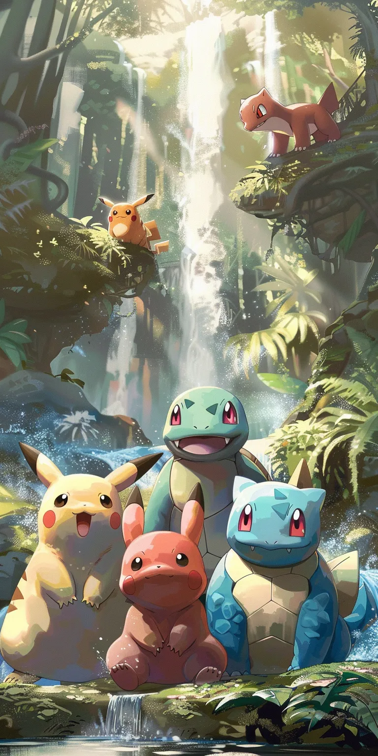 pokemon wallpapers 4k, wallpaper style, 4K  1:2