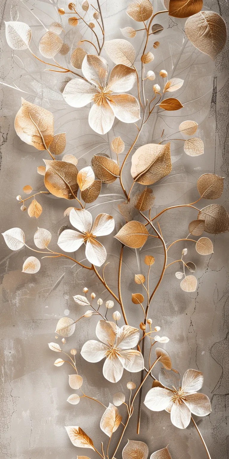 wall paper design flowers, botanical, blossom, pinterest, bamboo