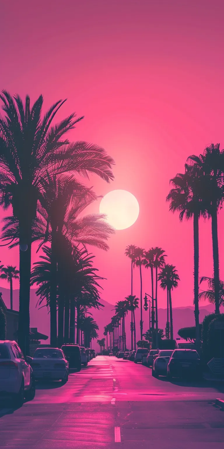 pink aesthetic wallpaper desktop, style, 4K  1:2