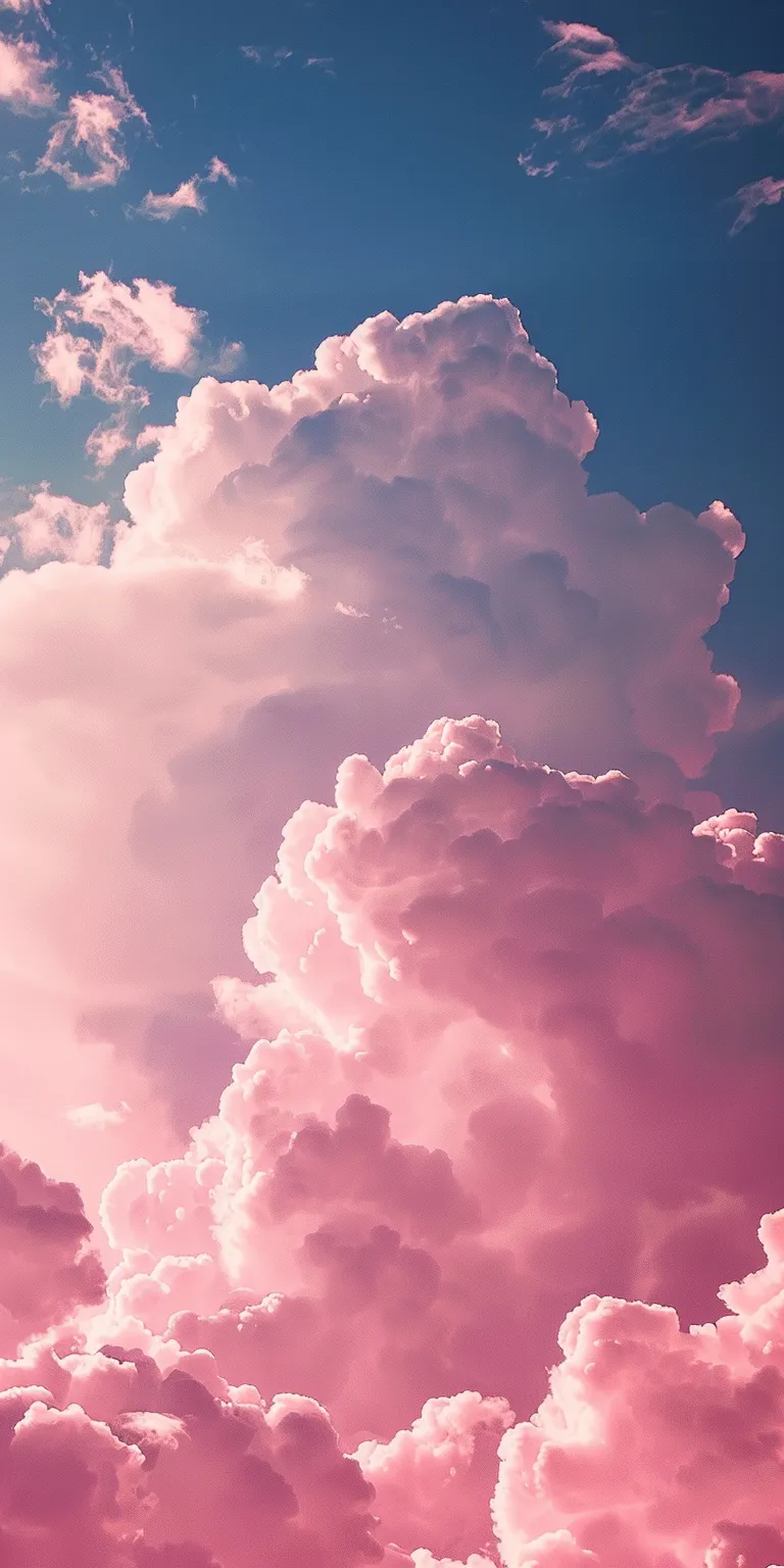 light pink wallpaper sky, cloud, pink, 3840x1080, wall