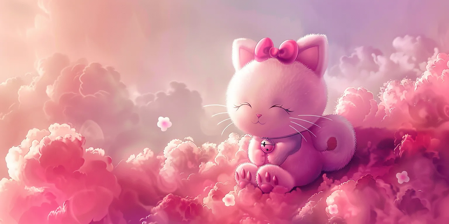 hello kitty wallpapers for computers, wallpaper style, 4K  2:1