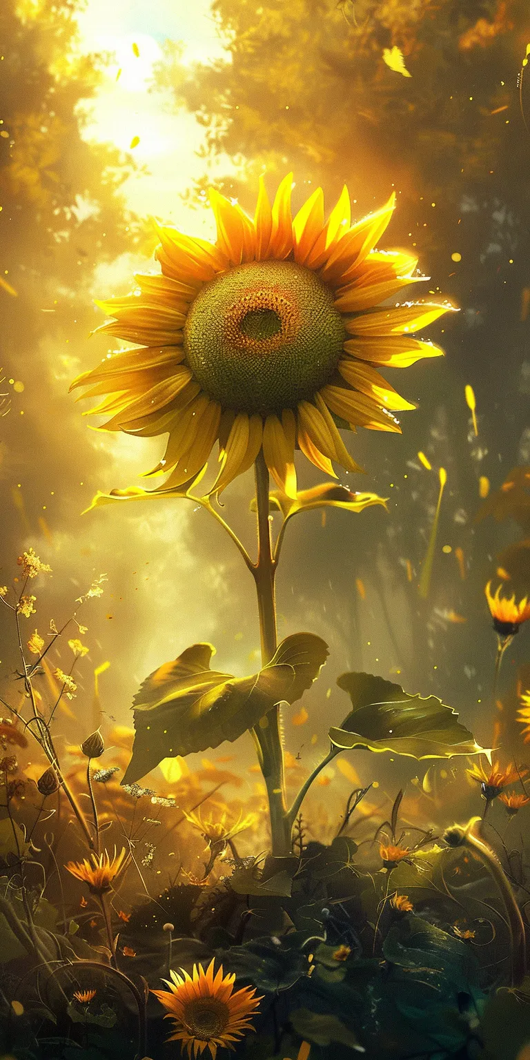 sunflower wallpaper sunflower, sun, yellow, lockscreen, solar