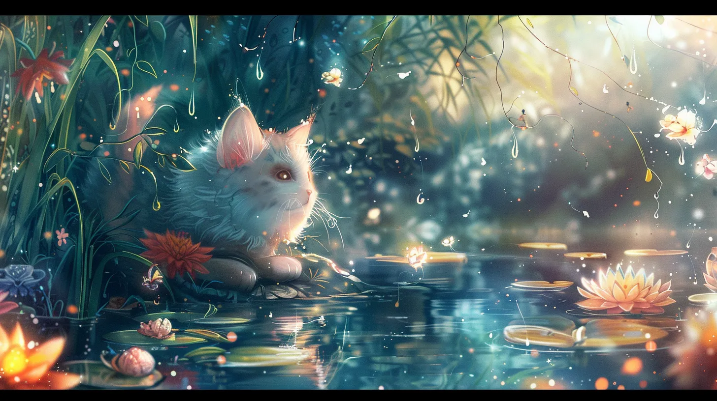 cute backgrounds for computer, wallpaper style, 4K  16:9
